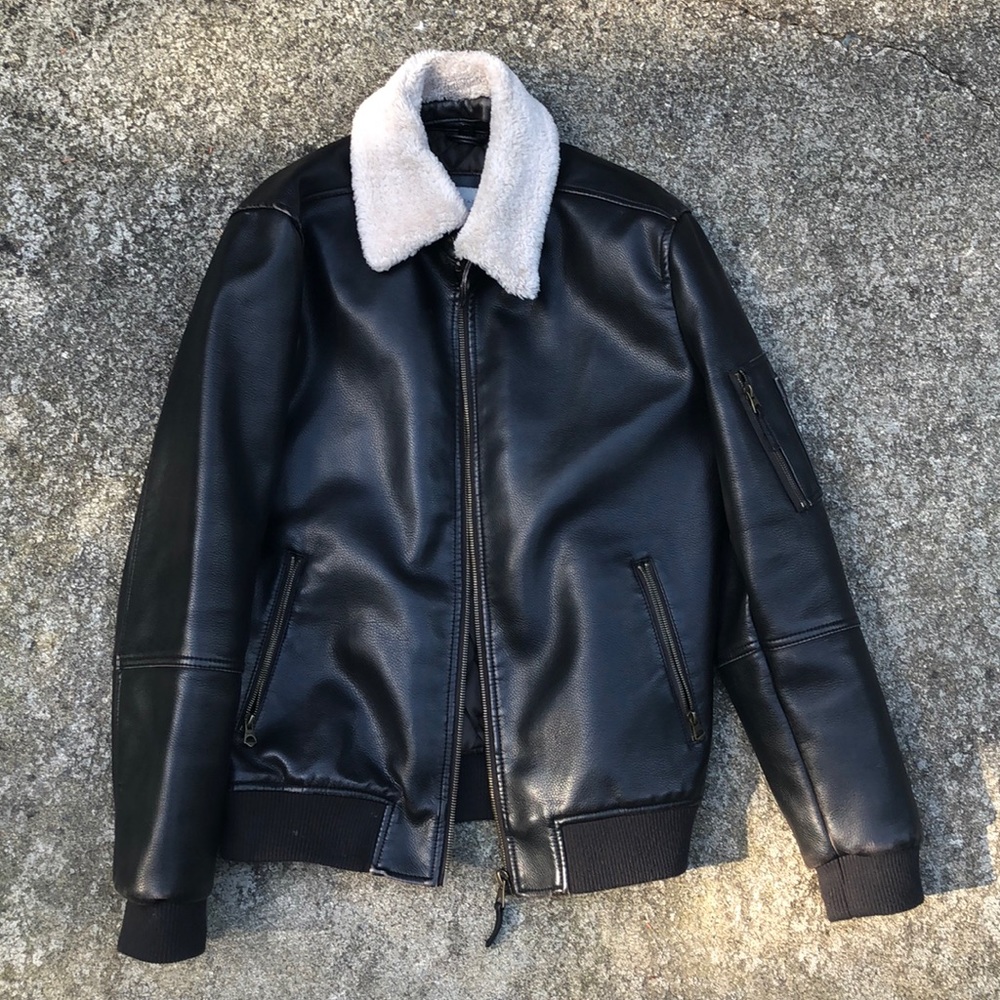 Zara Men’s Leather Jacket